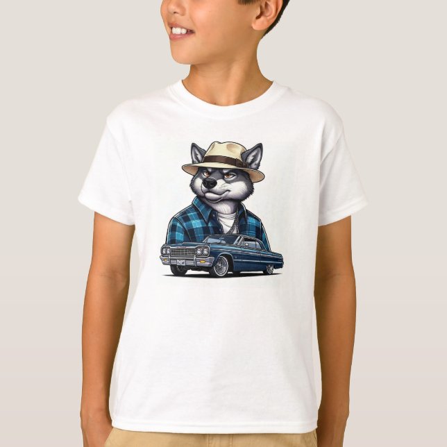 T-shirt Loup Lowrider (Devant)