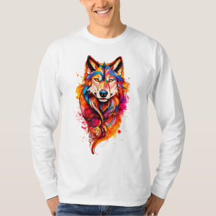 T-shirt Loup Majestic - Esprit Vibrant