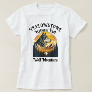 T-shirt Loup majestueux de Yellowstone
