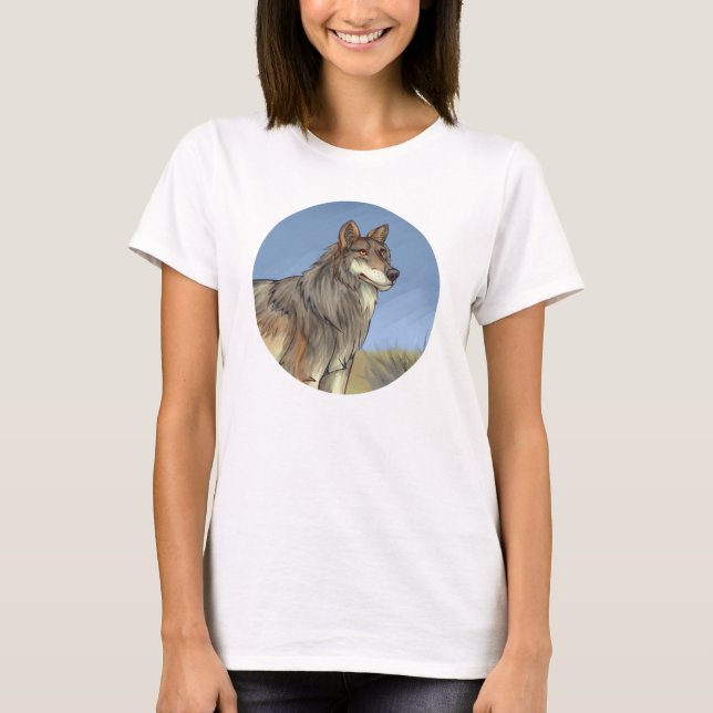 T-shirt Loup mexicain (Devant)