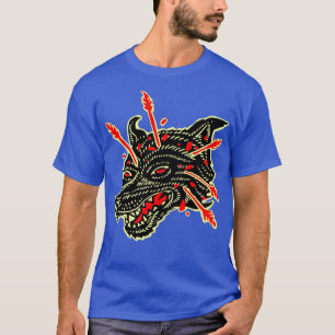 T-shirt loup mort