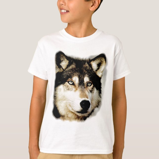 T-shirt Loup motivationnel unique (Devant)