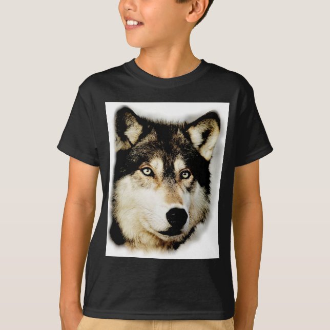 T-shirt Loup motivationnel unique (Devant)