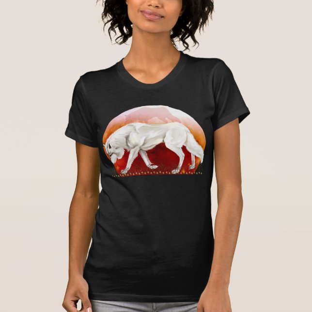 T-shirt Loup *Red de lune (Devant)