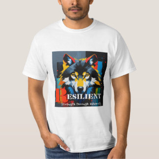 T-shirt Loup résilient