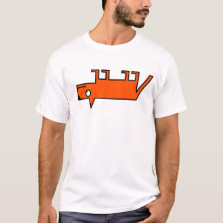 T-shirt Loup rouge