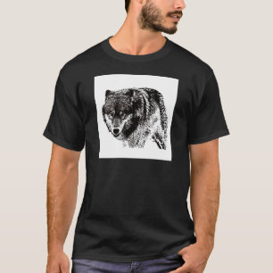 T-shirt Loup sauvage