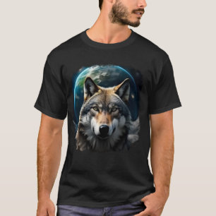 T-shirt Loup solitaire