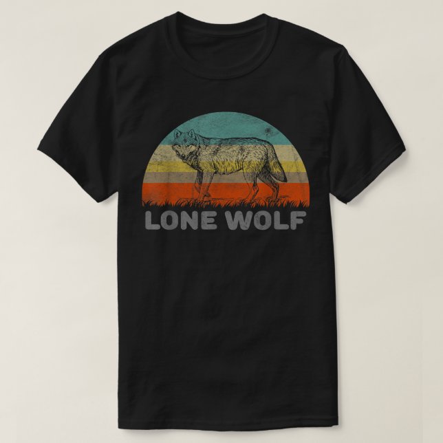 T-shirt Loup solitaire (Design devant)