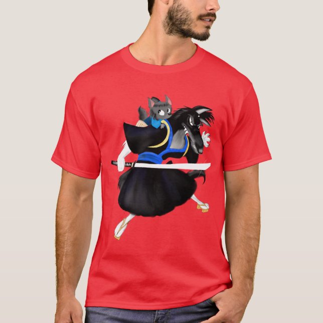 T-shirt Loup solitaire (Devant)