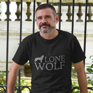 T-shirt Loup solitaire