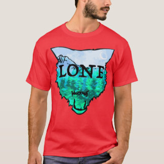 T-shirt Loup solitaire