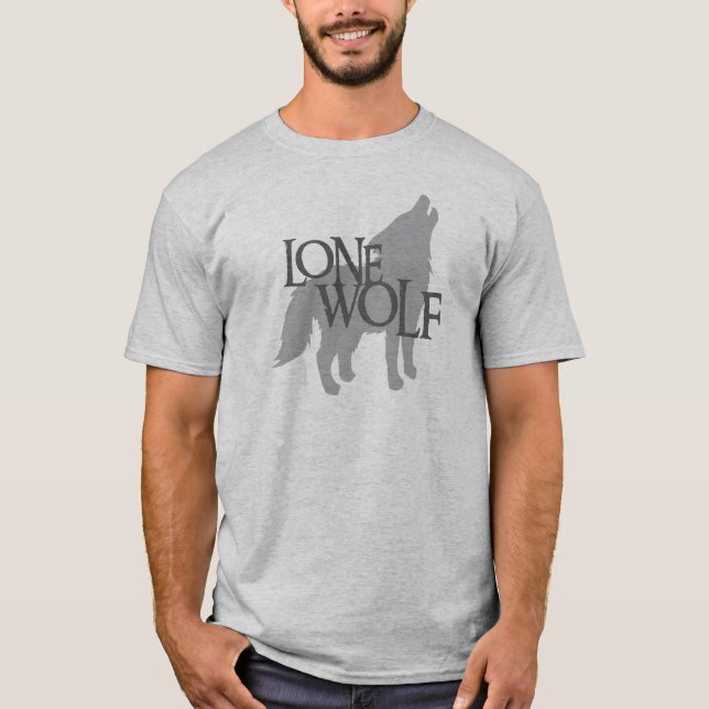 T-SHIRT LOUP SOLITAIRE (Devant)