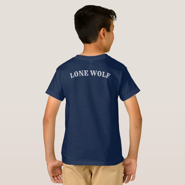 T-SHIRT LOUP SOLITAIRE (Dos entier)