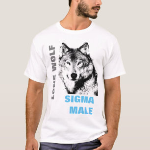 T-shirt Loup solitaire masculin de Sigma