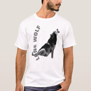 T-shirt Loup solitaire masculin de Sigma