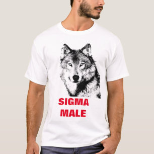 T-shirt Loup solitaire masculin de Sigma
