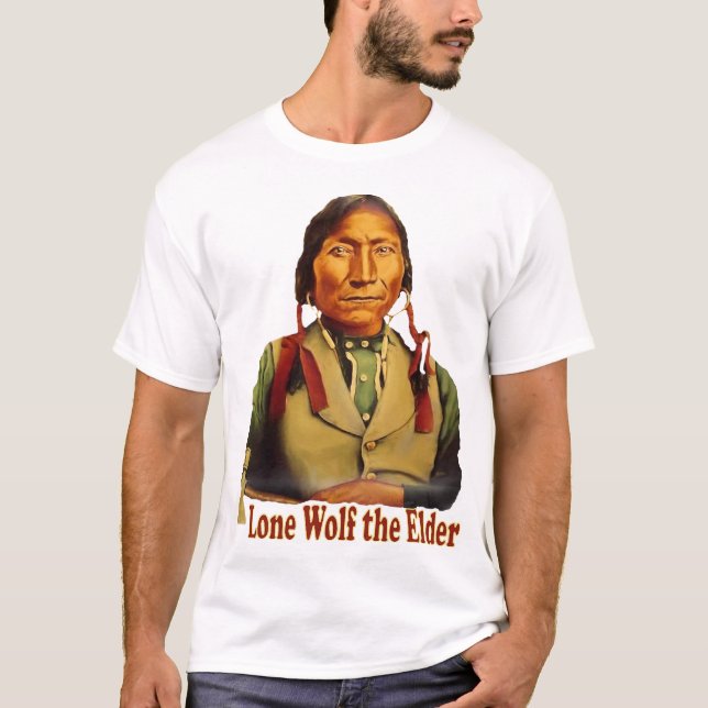 T-shirt Loup solitaire/T-shirt américain d'holocauste (Devant)