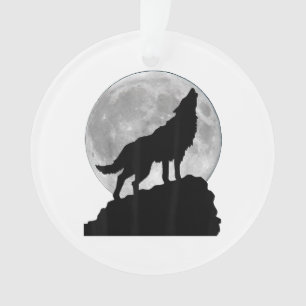 T Shirt Loup sous la lumière de la lune - Chien to