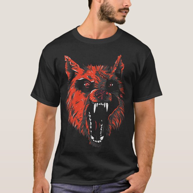 T-shirt Loup zombie (Devant)