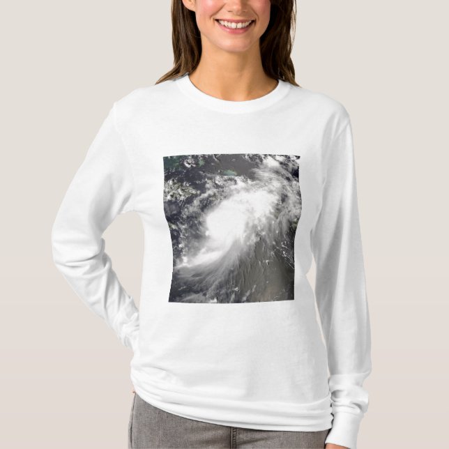 T-shirt L'ouragan Gustav sur Hispaniola (Devant)