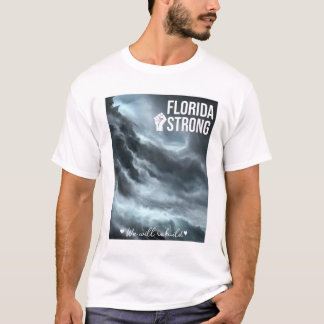 T-shirt L'ouragan Ian Florida Fort Nous Reconstruirons