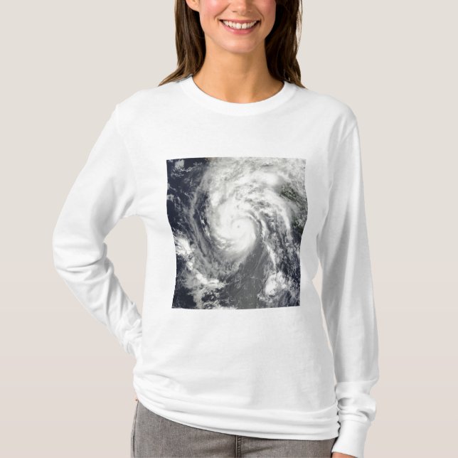 T-shirt L'ouragan Jimena approchant la Basse Californie (Devant)