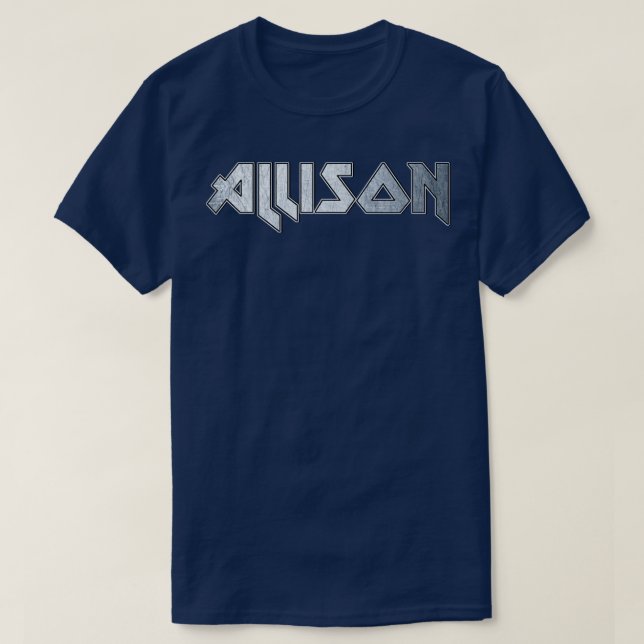 T-shirt Lourd métal Allison (Design devant)