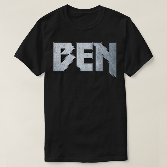 T-shirt Lourd métal Ben (Design devant)