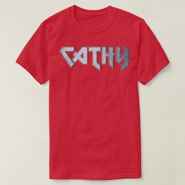 T-shirt Lourd métal Cathy (Design devant)