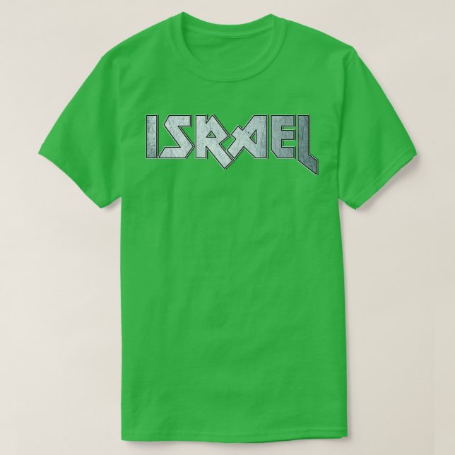 T-shirt Lourd métal Israël (Design devant)