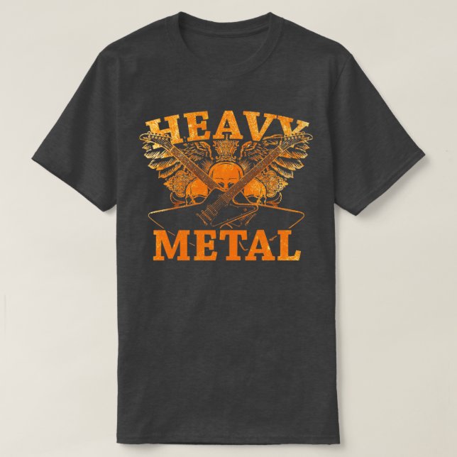T-shirt Lourd Metal Music9 (Design devant)