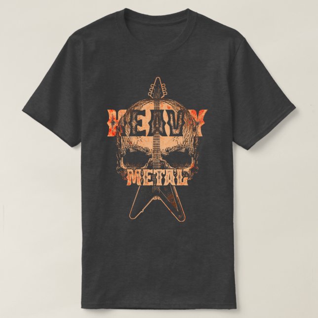 T-shirt Lourd Metal Music 4 (Design devant)