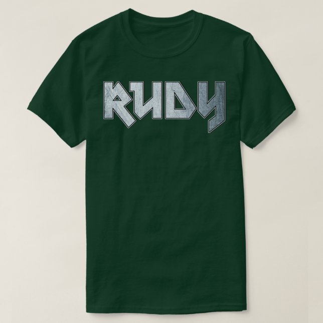 T-shirt Lourd métal Rudy (Design devant)