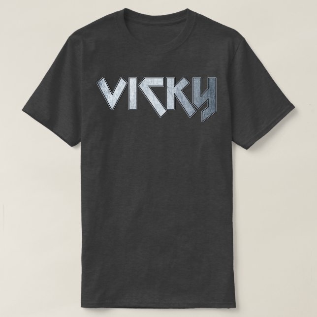 T-shirt Lourd métal Vicky (Design devant)