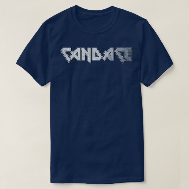 T-shirt Lourde candace métallique (Design devant)