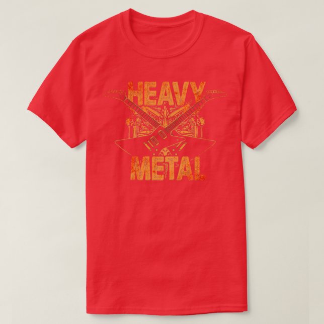 T-shirt Lourde musique métallique2 (Design devant)