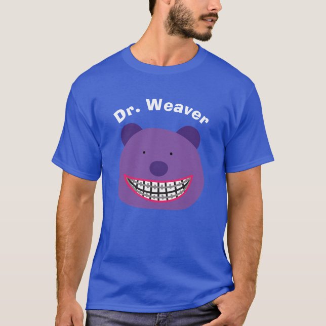 T-shirt L'ours dans les croisillons a personnalisé des (Devant)