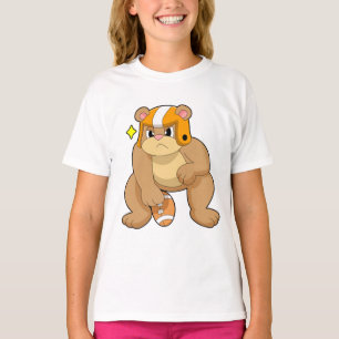 T-shirt L'ours dans les sports de football