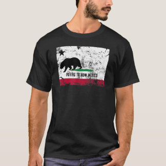 T-shirt L'Ours De Californie Se Déplace Au Nouveau-Mexique