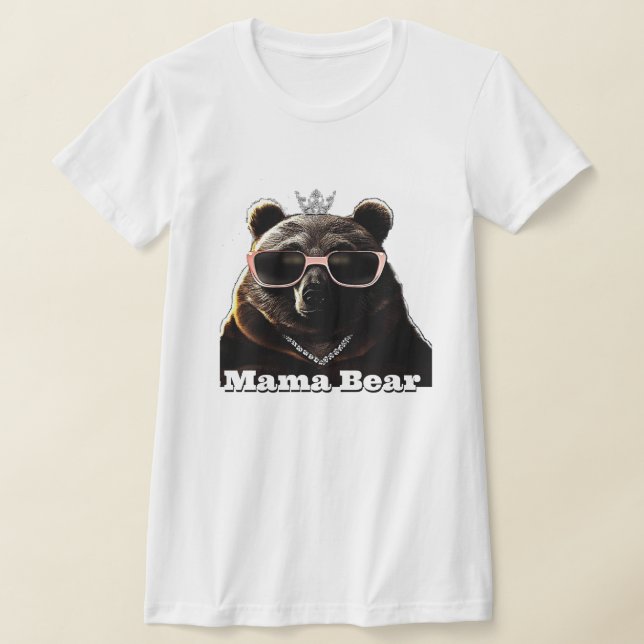T-shirt L'ours de la reine Mama (Poser)