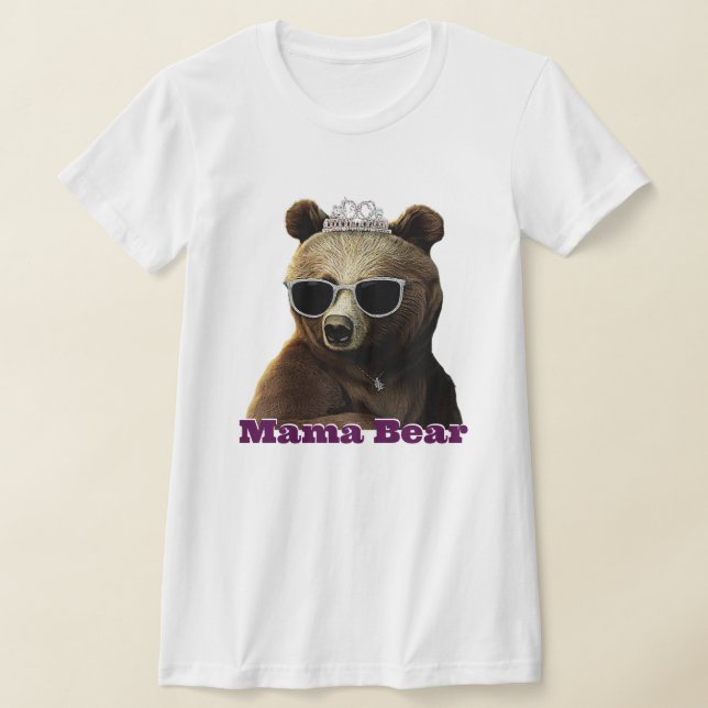 T-shirt L'ours de la reine Mama (Poser)