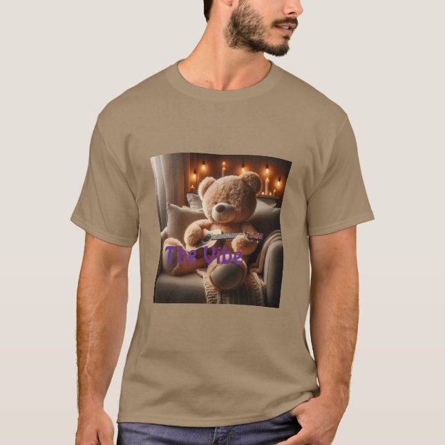 T-shirt L'ours de la vibe  (Devant)