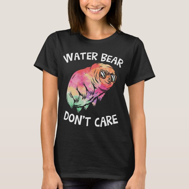 T-shirt L'ours de l'eau ne s'inquiètent pas la Science (Devant)
