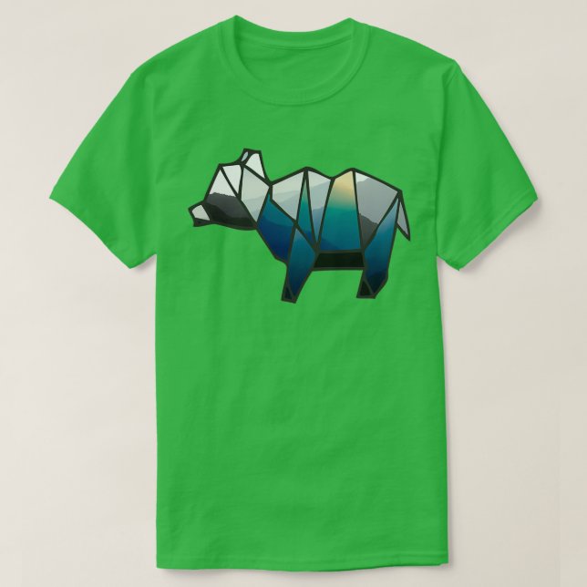 T-shirt L'ours de montagne (Design devant)