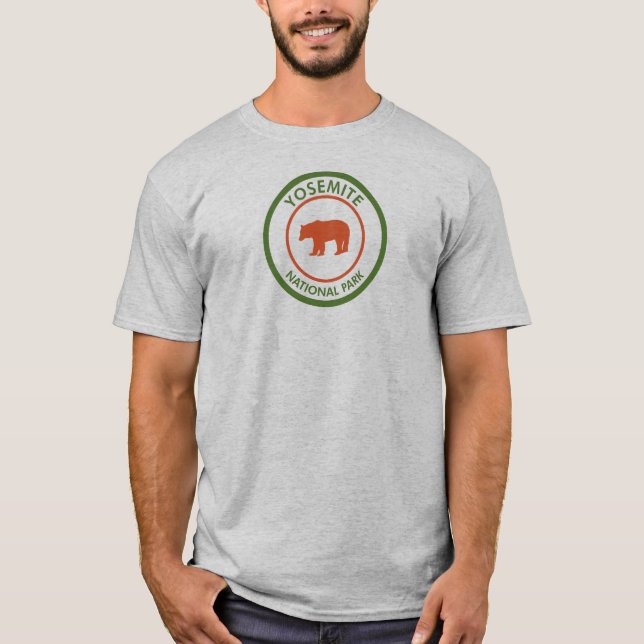 T-shirt L'ours du parc national de Yosemite (Devant)