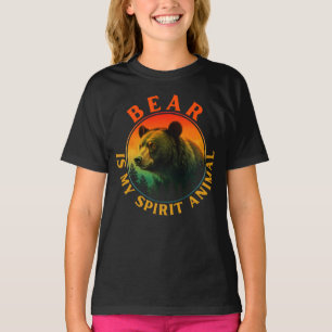 T-shirt L'ours est mon animal spirituel