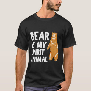 T-shirt L'ours est mon esprit animal