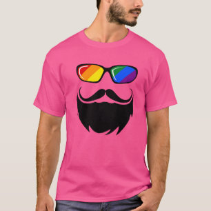 T-shirt L'ours Geek Rainbow