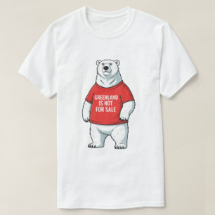 T-shirt L'ours polaire du Groenland n'est pas à vendre 